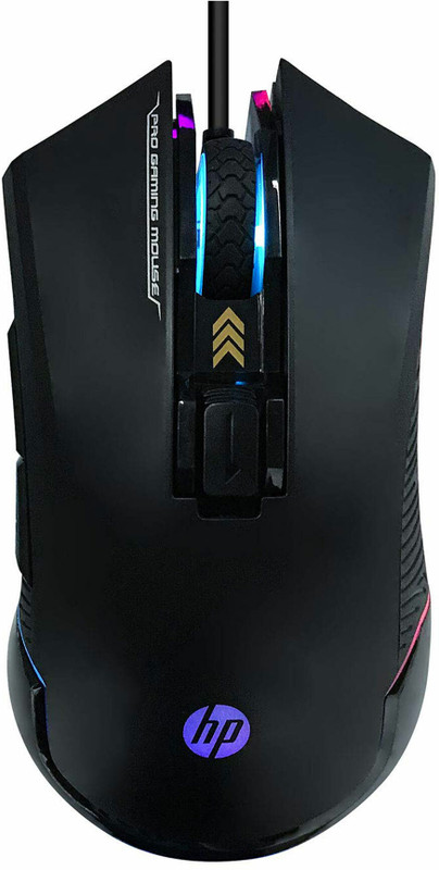 Flipkart SmartBuy RGB LED, Lightweight and Ergonomic Design, DPI Upto 3600 Wired Ambidextrous Optical Gaming Mouse(USB 2.0, Black)