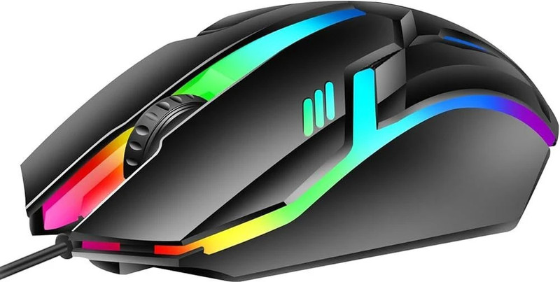 DYLANF AW950 RGB GAMING MOUSE Wired Ambidextrous Optical Gaming Mouse(USB 2.0, Black)