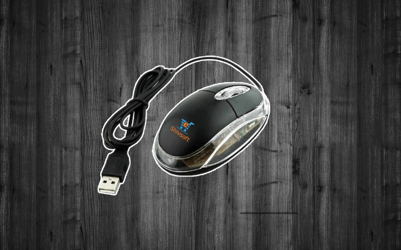 Shivsoft 3D Optical wired USB Mouse in Black Model-4911 Wired Ambidextrous Optical  Gaming Mouse(USB 2.0, Black)