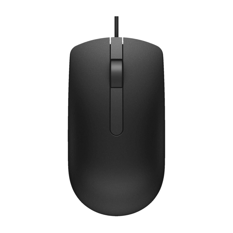 DELL MS 116-BK Wired Ambidextrous Optical Mouse(USB, Black)