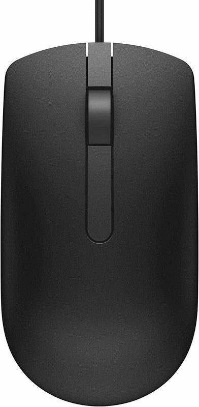 DELL MS 116-BK Wired Ambidextrous Optical Mouse(USB, Black)