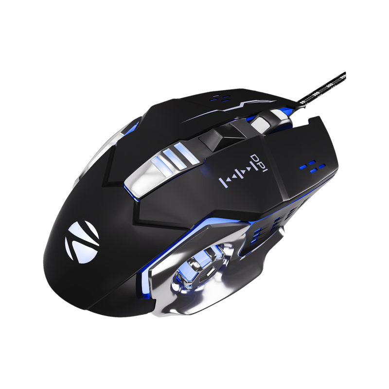 ZEBRONICS Zeb-Transformer M3 Wired Ergonomic Optical Gaming Mouse(USB 2.0, Black)