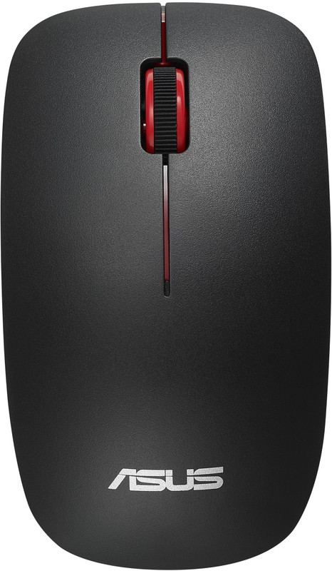 ASUS WT300 Ambidextrous Optical Mouse Ambidextrous Design,Runs on 1 AA Battery- upto 15 months life, 1600 DPI(2.4GHz Wireless, Black)
