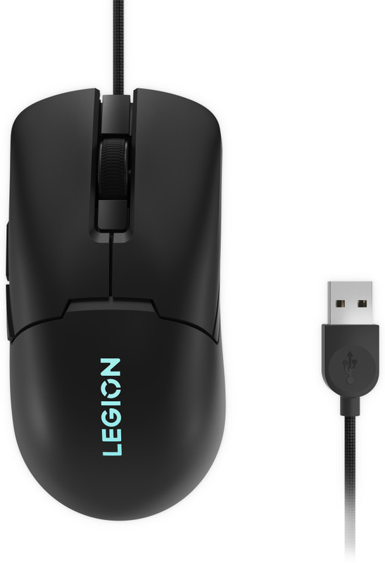 Lenovo Legion M300s Wired Ambidextrous Optical Gaming Mouse(USB 3.0, Black)
