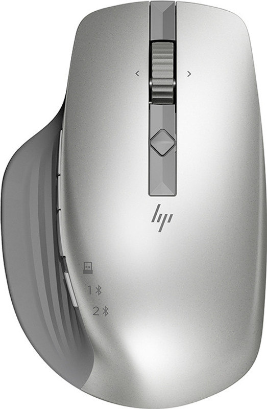 HP Creator 930M /Multidevice,7 programm. button,Type C rechargeable, upto 4000 DPI Ambidextrous Optical Mouse(2.4GHz Wireless, Bluetooth, Silver)
