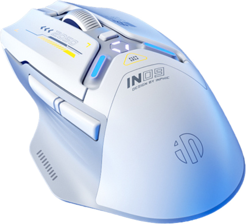 Dareu A950GM Tri-Mode Wireless Gaming Mouse with Bluetooth & 2.4GHz (White) Wireless Right Handed Optical  Gaming Mouse With Bluetooth(USB 2.0, White)