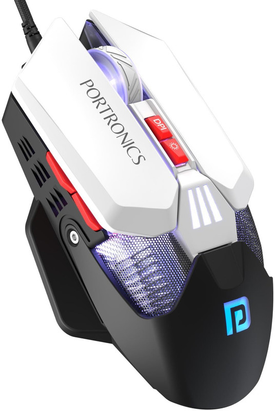 Portronics Vader X Programmable Gaming Mouse 12800 DPI Black