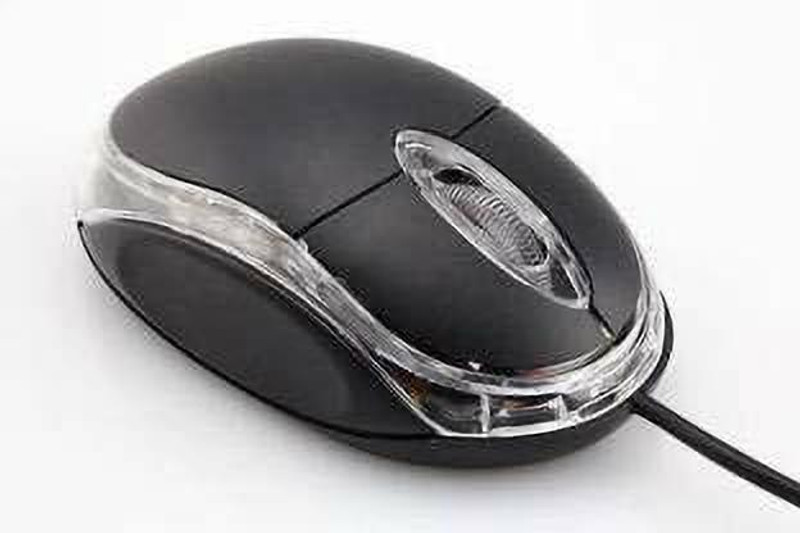 CHANAKYA TECHNOLOGIES Wired Mouse, Led Tracking, Scrolling Wheel Wired Ambidextrous Optical Mouse(USB 2.0, Black8)