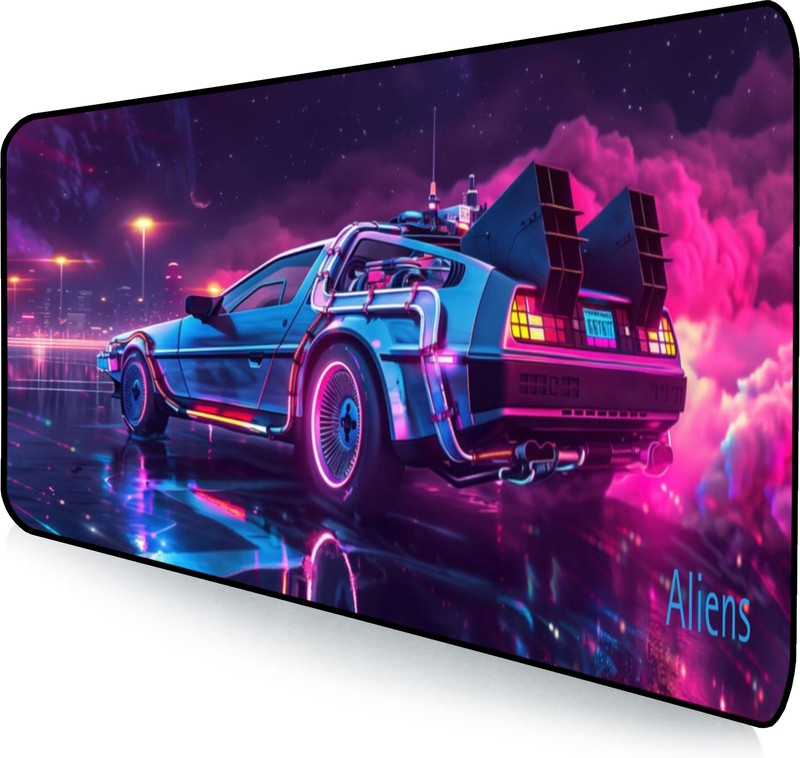 Aliens Extended Gaming Mouse Pad, Non-Slip Base, Water-Repellent, Smooth Surface Non Slip Base Mousepad(Style&6)