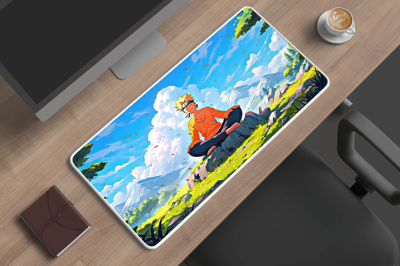 TURTLEWINGS Naruto Large Mouse Pad Non Slip Base Mousepad(Multicolor)