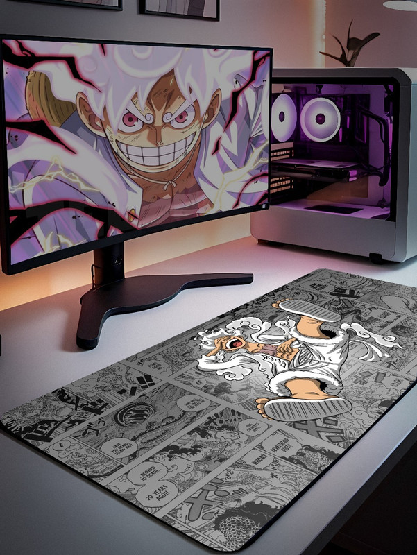 Teesown Printed Solid Lavender Desk Mat for Laptop/Pc Non Slip Base Mousepad(Lavender)