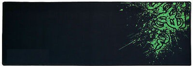 spincart Long XXL Gaming Mouse Pad Desk Table Mat For PC Keyboard Mouse (70x30cm, 2mm) Non Slip Base Mousepad(Black)