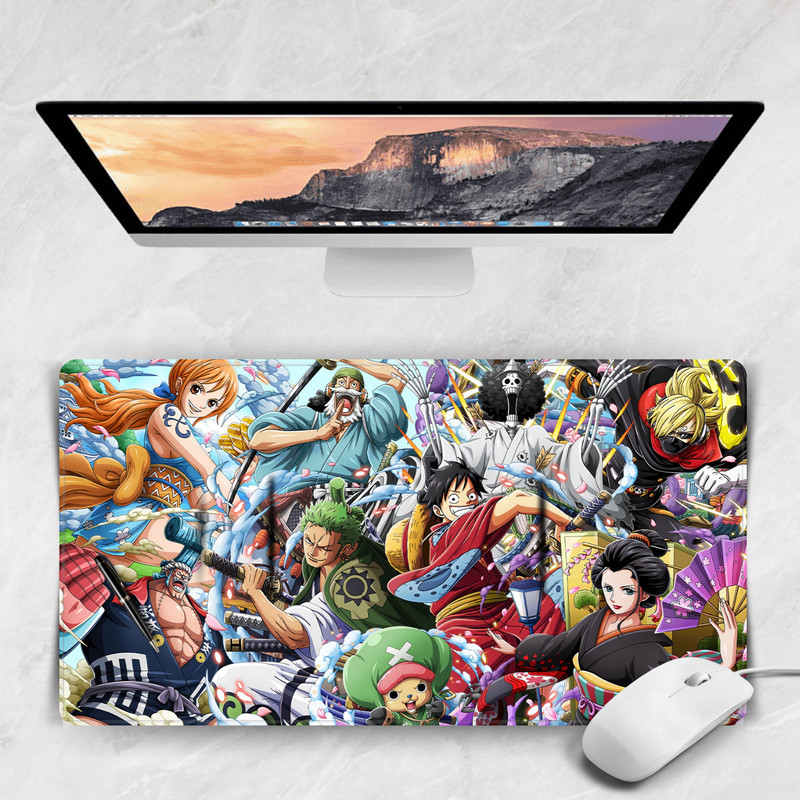 Replix Large Anime Printed Mousepad with Smooth Mouse Control Mouse Pad for Laptop Non Slip Base Mousepad(Sasuke 2 - Naruto)