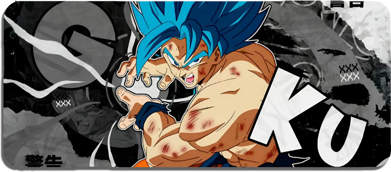 Aniithing Gaming Mouse Pad XXL, Extended Anime Design, Large Mouse pad 23 X 11 inch Non Slip Base Mousepad(Blue)