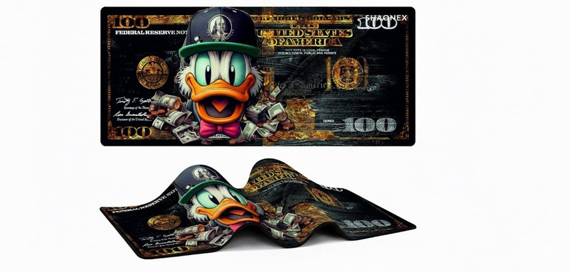 XENOAHS DOLLAR DUCK Gaming Mousepad Non Slip Base Mousepad(Multicolor)