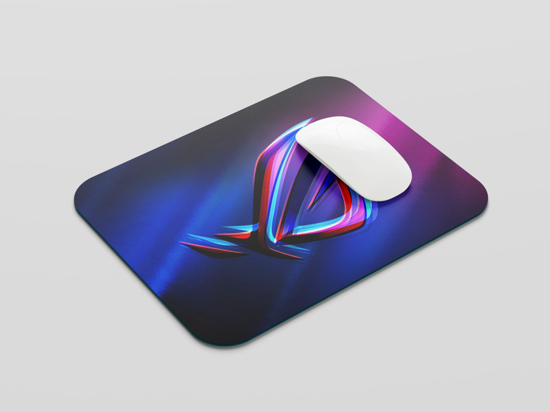 kshs Symbol Asus Gaming Mouse Pad Non-Slip Rubber Base MousePad Non Slip Base Mousepad(Multicolor)