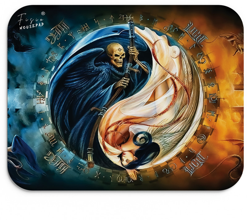 Fisio Printed Designer Mousepad for Laptop Computer Gaming Accessory for Boys Girls Non Slip Base Mousepad(Fis&Mpad&08&D)