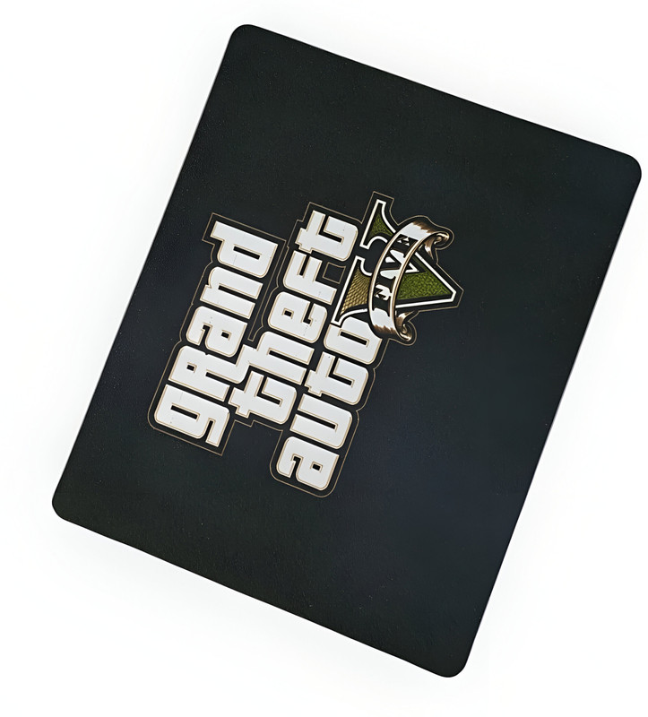 ABHIcreation GTA - V Anti-Slip Mousepad, mouse pad for computer, laptop and gaming Non Slip Base Mousepad(Black)