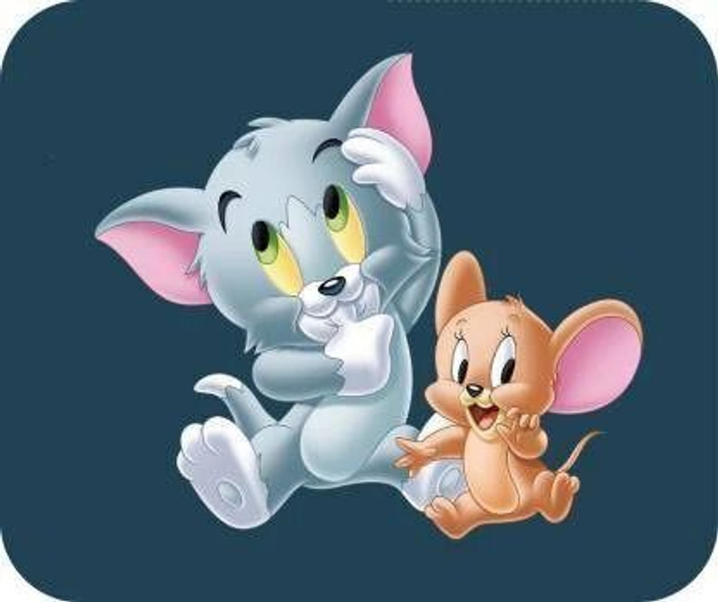 ZORI TOM & JERRY Printed Mouse Pad for Gaming Computer, Laptop MousePad Non Slip Base Mousepad(Multicolor)