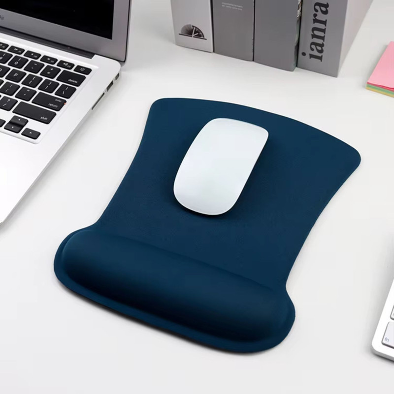 Aliens Gel Mouse Pad| Memory Foam Cushion Mousepad with Wrist Support Ergonomic Design Non Slip Base Mousepad(Dark Blue)