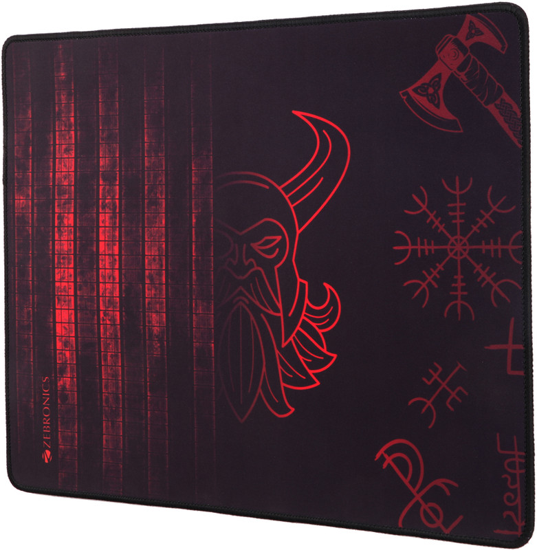 ZEBRONICS Firestorm (XL), Gaming Mouse Pad, Micro-Textured, Anti-Slip Base, 800x300mm Non Slip Base Mousepad(Black)