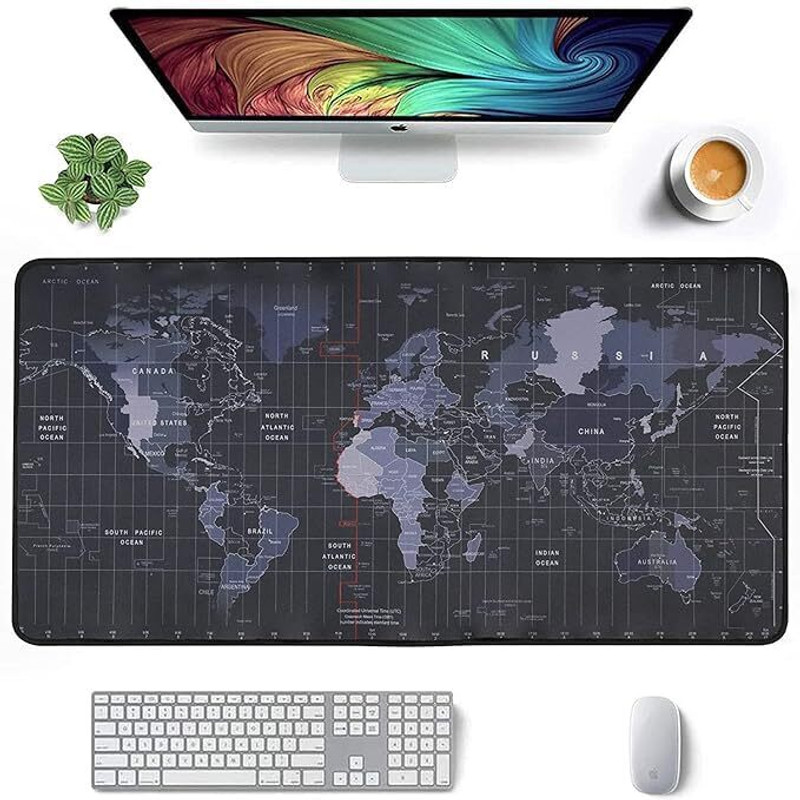 BBBIKINI DESK MAT Non Slip Base Mousepad(World Mat)