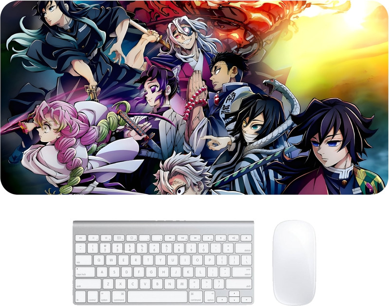 Kuavi Jujutsu Kaisen Premium Anime Extended Mouse Pad, Large Desk Mat (Design-4) Non Slip Base Mousepad(Multicolor)