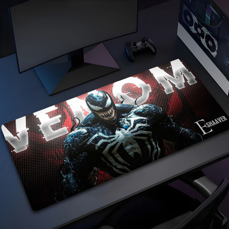 Eshaaver VENOM002 Non Slip Base Mousepad(Multicolor)