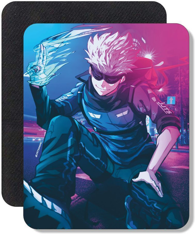 PRINTHUA SATORU GOJO Gaming Mat Anti-Slip Base High Durability Non Slip Base Mousepad(Multicolor)