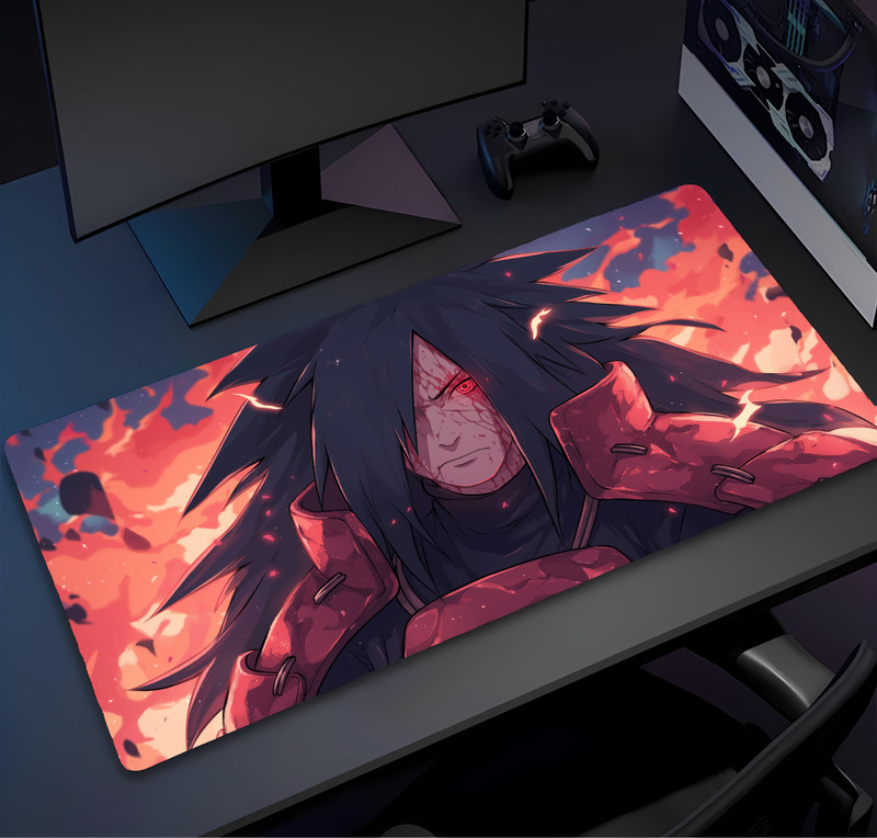 HavenCo Animie Printed Kokshibo Laptop & Desktop Mat /Desk Pad Non Slip Base Mousepad(Multicolor)