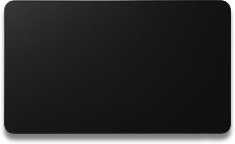 Rumbalton Glass Mousepad for Gaming & Work Toughened Micro-Etched Surface,Smooth Speed Mousepad(Black)