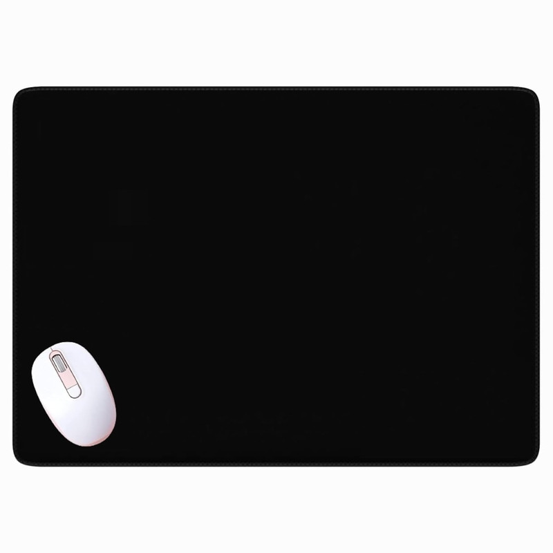 HIKIN SUPERMARKET Ultra-Low Friction Gaming Mouse Mat, Anti-Slip Base, High Durability - MP13 Non Slip Base Dual Sided Mousepad(Black - MP13)