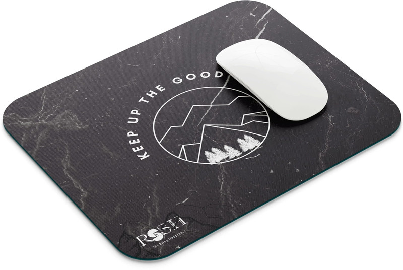 rssh creation Blue Sky, Anti - Slip Base, High Durability Mouse Pad Non Slip Base Mousepad(White, Blue)
