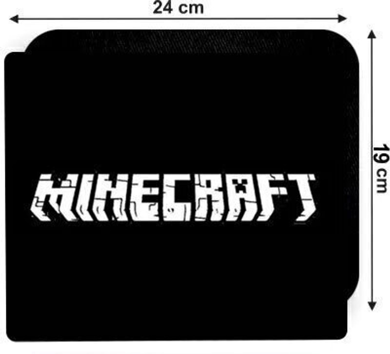RAWAT TRADERS Minecraft Mouse Pad FKMP0031 Non Slip Base Mousepad(Dual Color)