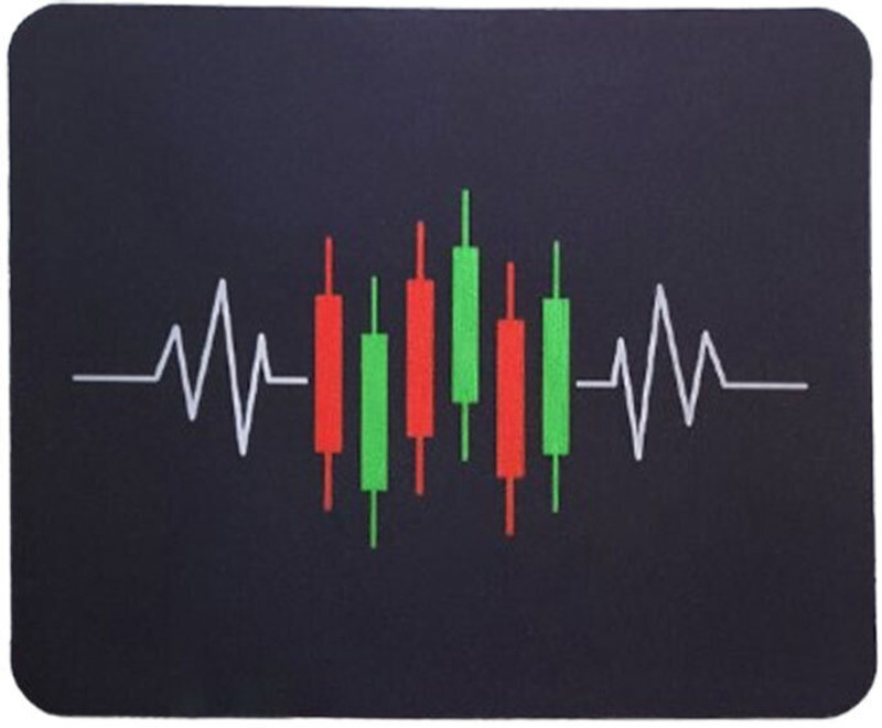 RAWAT TRADERS Trading Mouse Pad FKMP0045 Non Slip Base Mousepad(Multicolor)