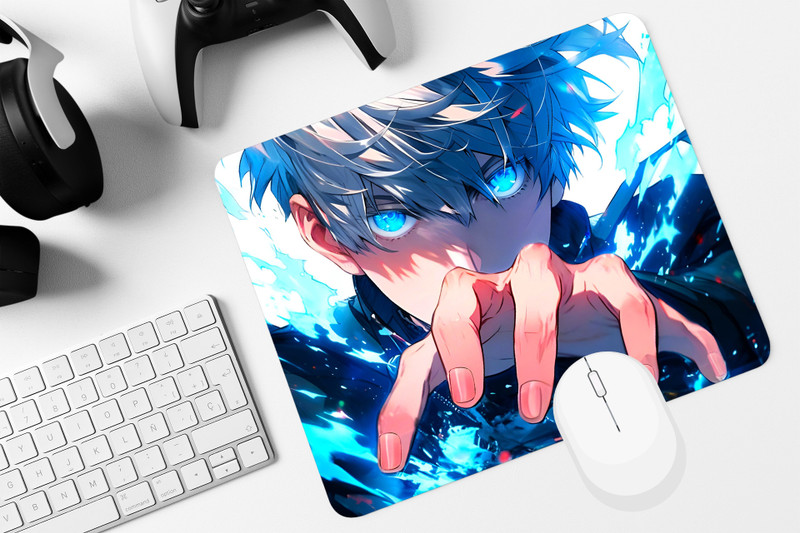 Eshaaver Anime Print Water Proof Non-Slip Rubber Base Mousepad for PC & Laptop Non Slip Base Mousepad(Multicolor13)