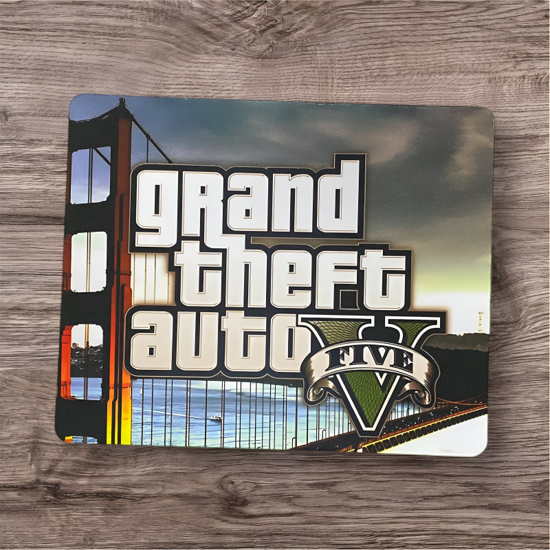 ABHIcreation Best GTA - V Anti-Slip Mousepad, mouse pad for computer, laptop and gaming Non Slip Base Mousepad(Multicolor)