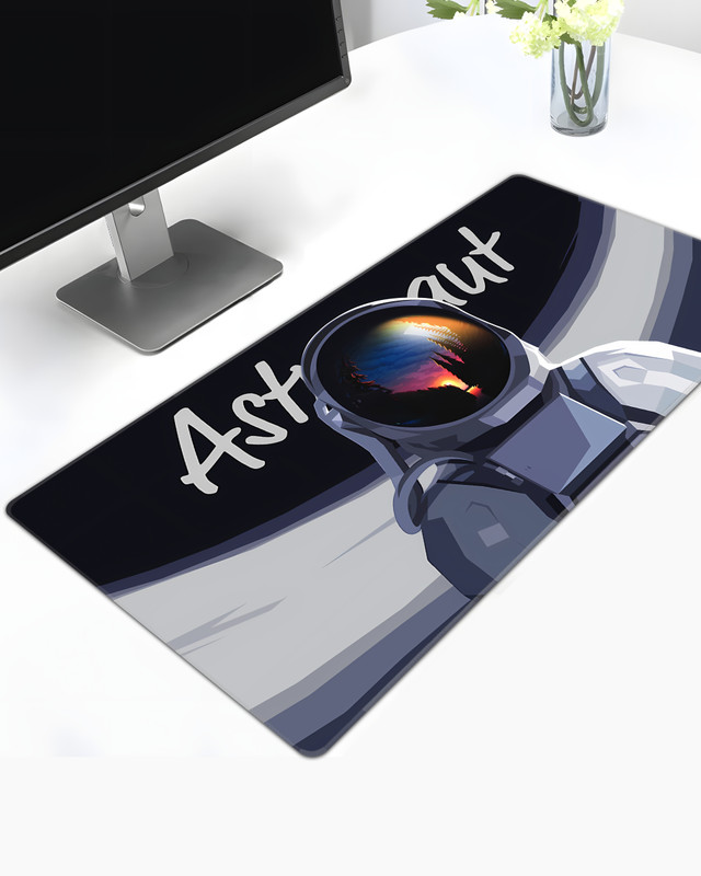 Teesown Astro.S Deskmat Stitched Deskpad for Laptop/Pc/Computer Non Slip Base Mousepad(Multicolor)