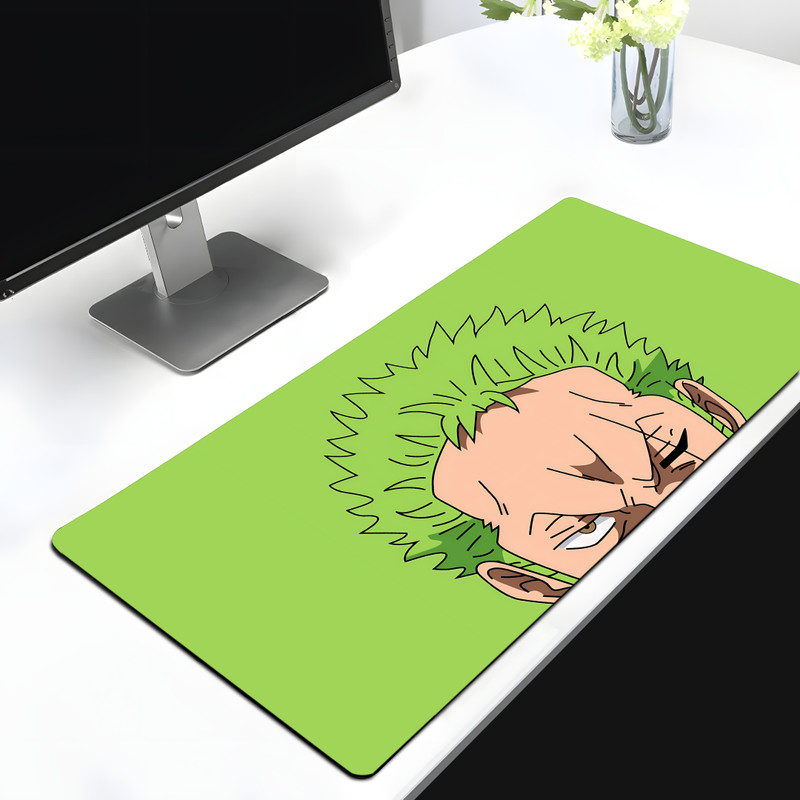Teesown One Piece Zoro Anime Desk Mat for Laptop/Pc Non Slip Base Mousepad(Multicolor)