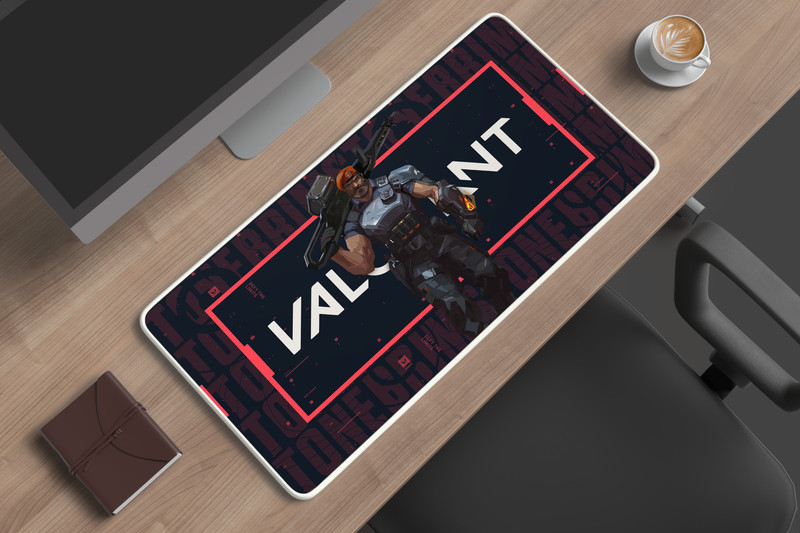 TURTLEWINGS Valorant Game Ultimate Style XL Mousepad (Style 7) Non Slip Base Mousepad(Multocolor)