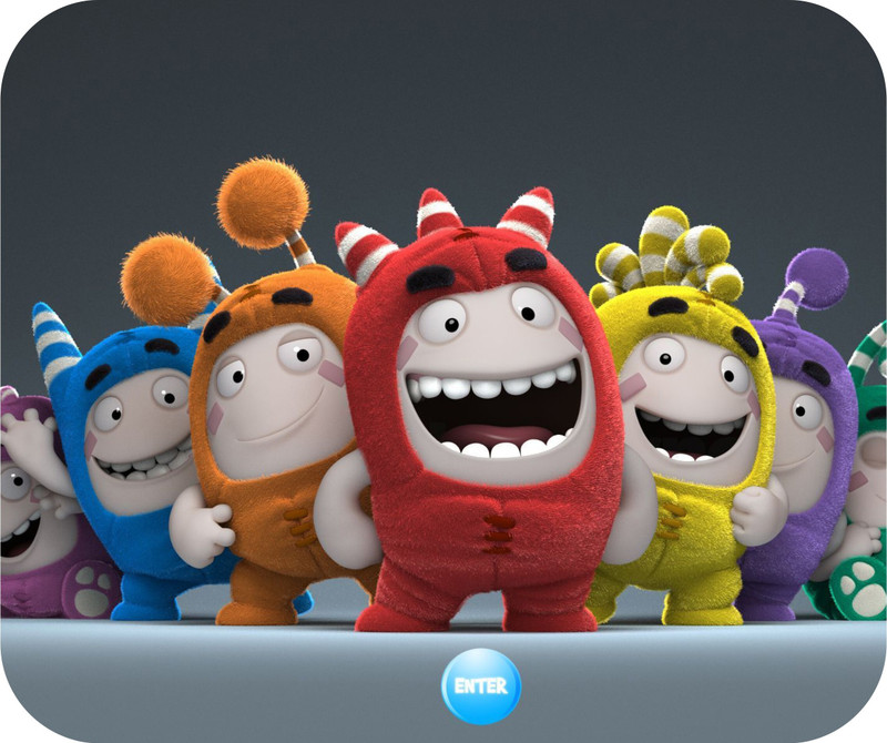 PNV Kraft MOSP04502 Gaming Oddbods Mouse Non Slip Base Mousepad(Multicolor)