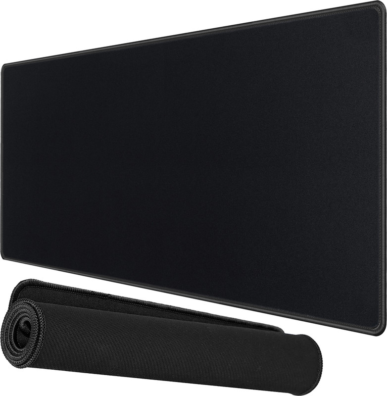 STORITE 5mm Thickness Extra Large Size (1200x600mm) Speed Type Extended Gaming Desk Pad Non Slip Base Mousepad(Black)