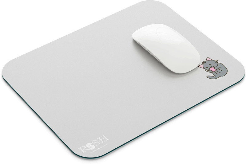 rssh creation Small Mouse Gray Color, Anti - Slip Base, High Durability Mouse Pad Non Slip Base Mousepad(Gray)