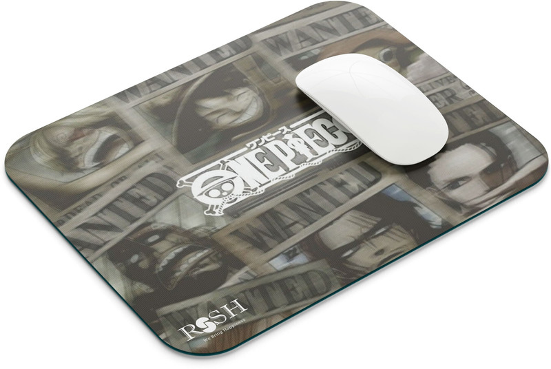 rssh creation One Piece Anime Print, Anti - Slip Base, High Durability Mouse Pad Non Slip Base Mousepad(Multicolor)