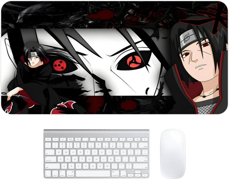 Kuavi Itachi Uchiha Gaming Laptop Mouse Pad Non Slip Base Mousepad(Multicolor)