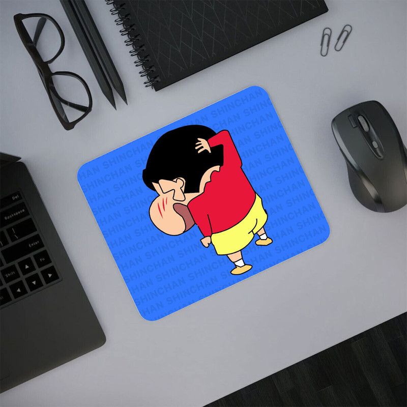 Millionminds Shinchan 3mm Thick Mouse Pad for PC/Laptop/Computer, Anti-skid, Non-Slip Non Slip Base Mousepad(Multicolor)