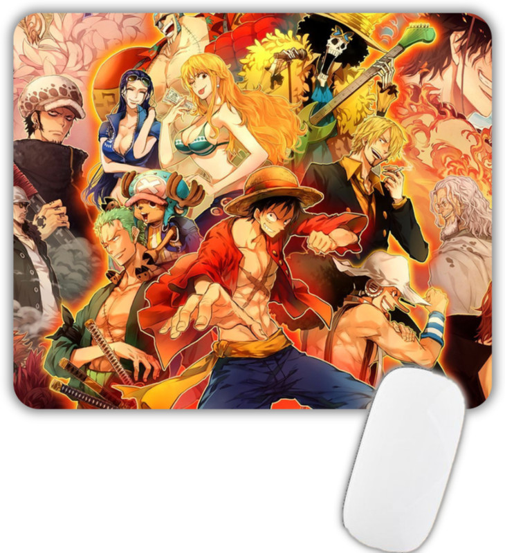 GTROX One piece Printed, Smooth Scrolling, Anti Skid & Waterproof Non Slip Base Mousepad(One Piece)