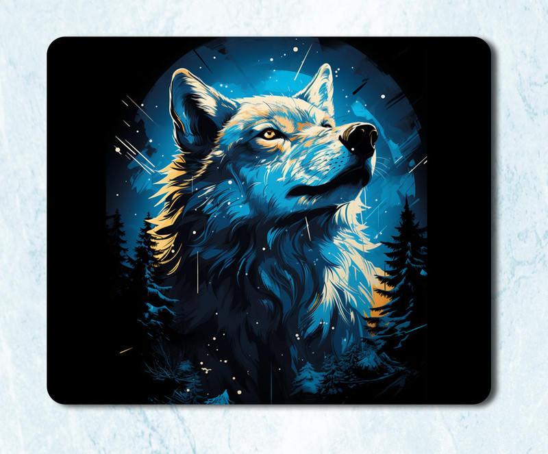 PATRA ENTERPPRISE Anti Skid Dog Printed Mouse Pad Non Slip Base Mousepad(Multicolor)