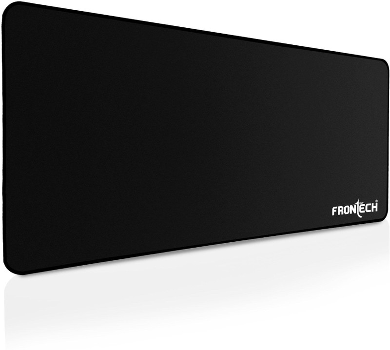 Frontech Premium Gaming Mouse Pad - 600x300 mm| Extended Desk Mousepad | Non Slip Base Mousepad(Black)