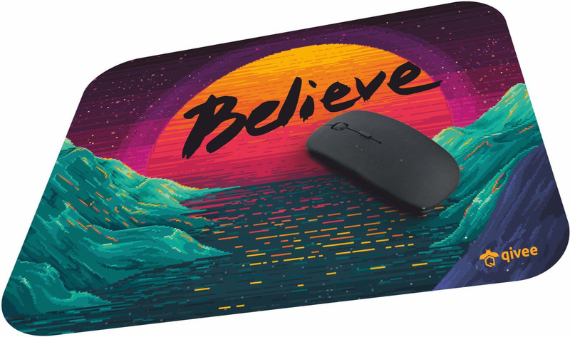 qivee SECENERY BELLIVE QUIVEE Non Slip Base Mousepad(Multi Colour 2)